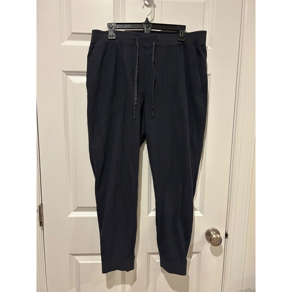 Lululemon ABC Jogger Warpstreme Navy Mens Size XL Athletic LMSAMZS EUC